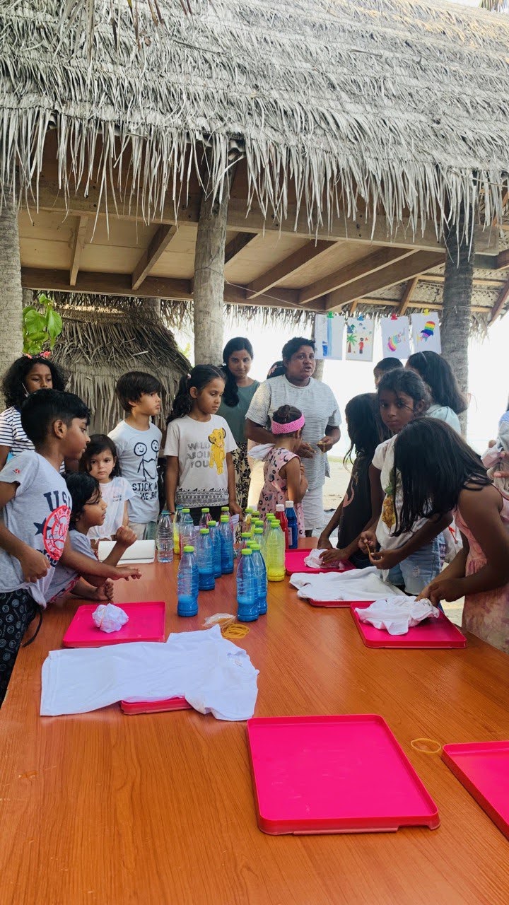  Children of Maldives Athirimathin Tie dye with Shifa